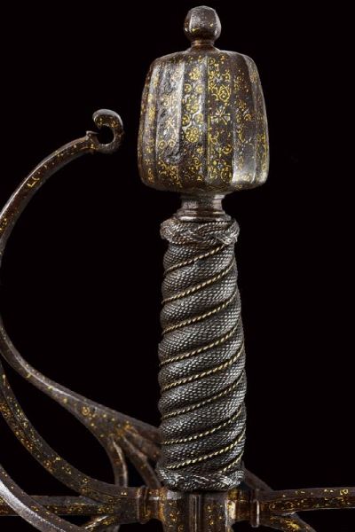 Magnifica spada da lato a tre ponti  - Asta Rare Armi Antiche e Armature da Tutto il Mondo - Associazione Nazionale - Case d'Asta italiane
