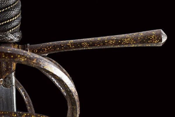 Magnifica spada da lato a tre ponti  - Asta Rare Armi Antiche e Armature da Tutto il Mondo - Associazione Nazionale - Case d'Asta italiane