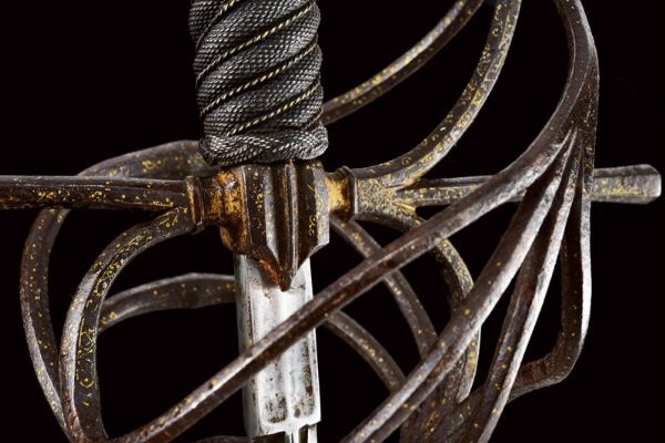 Magnifica spada da lato a tre ponti  - Asta Rare Armi Antiche e Armature da Tutto il Mondo - Associazione Nazionale - Case d'Asta italiane