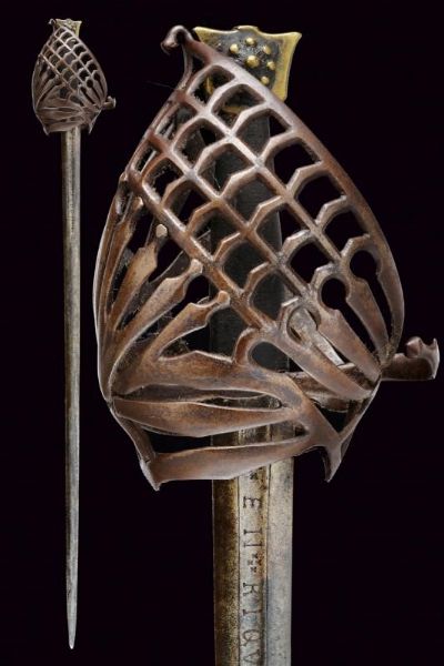 Interessante schiavona  - Asta Rare Armi Antiche e Armature da Tutto il Mondo - Associazione Nazionale - Case d'Asta italiane