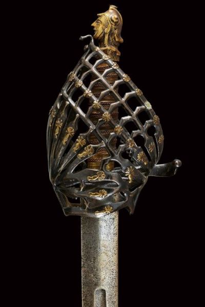 Bellissima schiavona da ufficiale  - Asta Rare Armi Antiche e Armature da Tutto il Mondo - Associazione Nazionale - Case d'Asta italiane