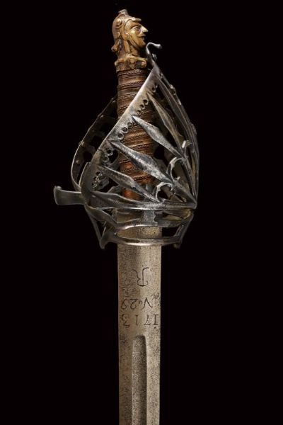 Bellissima schiavona da ufficiale  - Asta Rare Armi Antiche e Armature da Tutto il Mondo - Associazione Nazionale - Case d'Asta italiane