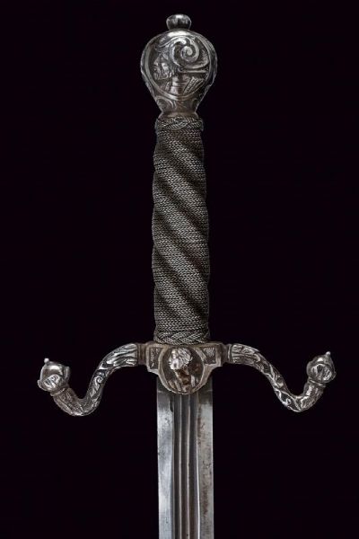 Spada con fornimento inciso  - Asta Rare Armi Antiche e Armature da Tutto il Mondo - Associazione Nazionale - Case d'Asta italiane