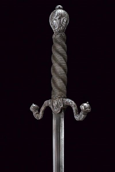 Spada con fornimento inciso  - Asta Rare Armi Antiche e Armature da Tutto il Mondo - Associazione Nazionale - Case d'Asta italiane