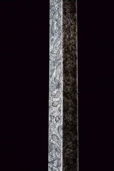 Spadino con interessante  lama incisa  - Asta Rare Armi Antiche e Armature da Tutto il Mondo - Associazione Nazionale - Case d'Asta italiane