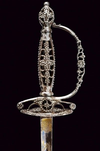 Finissimo spadino con fodero  - Asta Rare Armi Antiche e Armature da Tutto il Mondo - Associazione Nazionale - Case d'Asta italiane