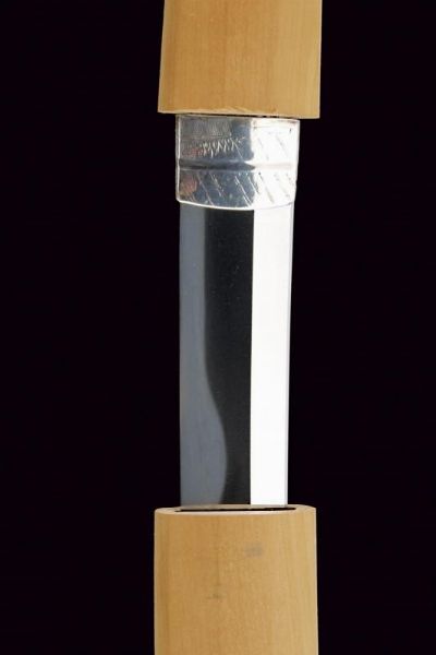 Wakizashi in shirasaya, Mei: Tanba no Kami Yoshimichi  - Asta Rare Armi Antiche e Armature da Tutto il Mondo - Associazione Nazionale - Case d'Asta italiane