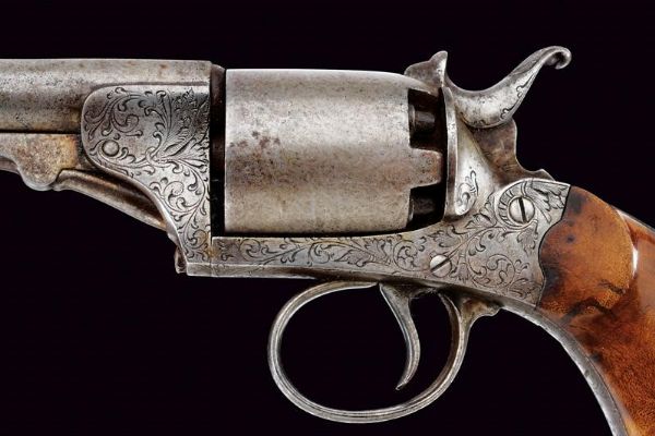 Revolver a luminello firmato F. De Luca  - Asta Rare Armi Antiche e Armature da Tutto il Mondo - Associazione Nazionale - Case d'Asta italiane