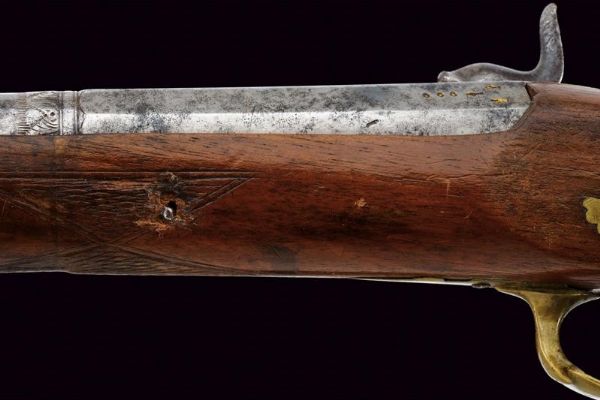 Pistola a luminello con raro sistema  - Asta Rare Armi Antiche e Armature da Tutto il Mondo - Associazione Nazionale - Case d'Asta italiane