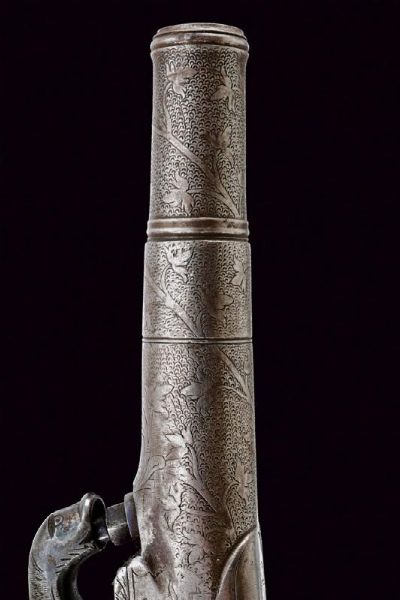 Paio di mazzagatti ridotti a luminello firmati Natale Del Moro  - Asta Rare Armi Antiche e Armature da Tutto il Mondo - Associazione Nazionale - Case d'Asta italiane