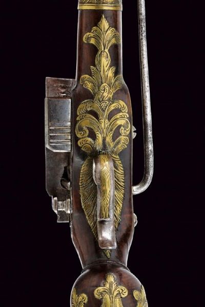 Rara pistola Ripoll alla micheletta a pietra focaia  - Asta Rare Armi Antiche e Armature da Tutto il Mondo - Associazione Nazionale - Case d'Asta italiane