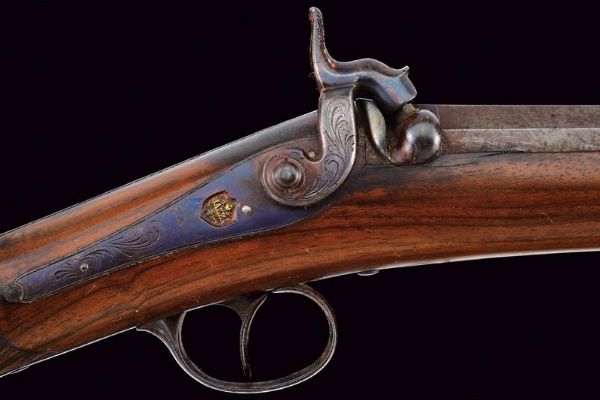 Fucile a luminello firmato Mazza  - Asta Rare Armi Antiche e Armature da Tutto il Mondo - Associazione Nazionale - Case d'Asta italiane