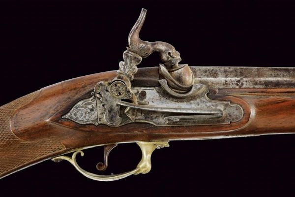 Fucile alla micheletta ridotto a luminello  - Asta Rare Armi Antiche e Armature da Tutto il Mondo - Associazione Nazionale - Case d'Asta italiane