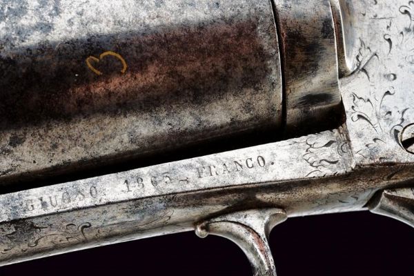 Raro fucile revolver a percussione centrale firmato F. De Luca  - Asta Rare Armi Antiche e Armature da Tutto il Mondo - Associazione Nazionale - Case d'Asta italiane