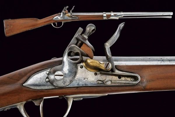 Moschettone a pietra focaia  - Asta Rare Armi Antiche e Armature da Tutto il Mondo - Associazione Nazionale - Case d'Asta italiane