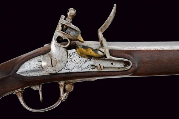 Fucile a pietra focaia da fanteria con baionetta  - Asta Rare Armi Antiche e Armature da Tutto il Mondo - Associazione Nazionale - Case d'Asta italiane