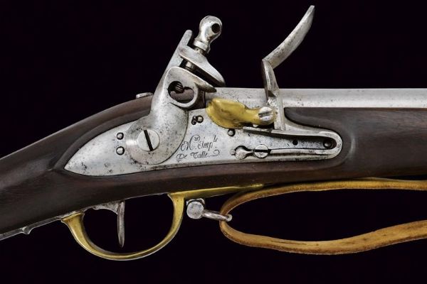 Fucile a pietra focaia da dragoni Mod. AN 9 con baionetta, d'epoca imperiale  - Asta Rare Armi Antiche e Armature da Tutto il Mondo - Associazione Nazionale - Case d'Asta italiane