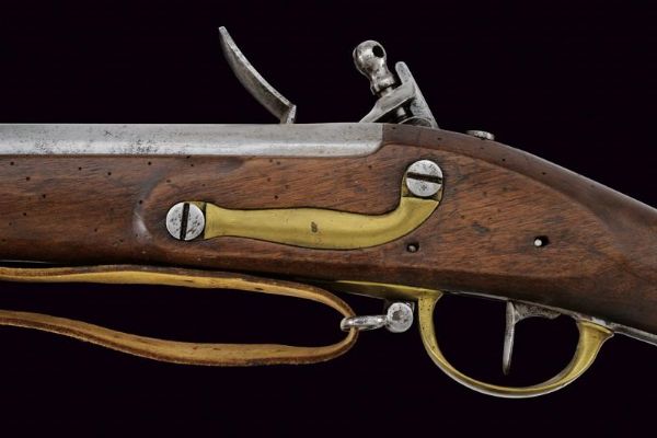 Fucile a pietra focaia da dragoni Mod. AN 9 con baionetta, d'epoca imperiale  - Asta Rare Armi Antiche e Armature da Tutto il Mondo - Associazione Nazionale - Case d'Asta italiane