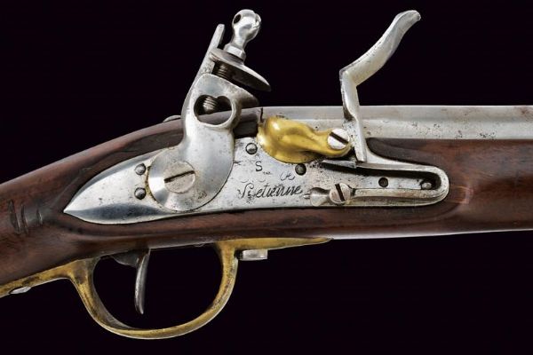 Moschettone sul tipo dei granatieri a cavallo della guardia consulare, con baionetta  - Asta Rare Armi Antiche e Armature da Tutto il Mondo - Associazione Nazionale - Case d'Asta italiane