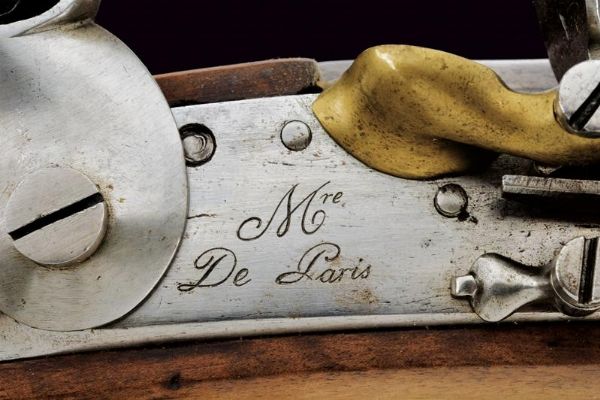 Raro moschettone a pietra sul tipo del Mod. 1786 da ussari  - Asta Rare Armi Antiche e Armature da Tutto il Mondo - Associazione Nazionale - Case d'Asta italiane