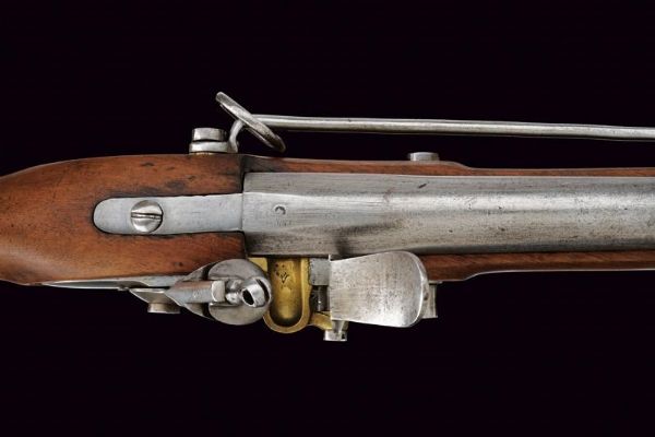 Raro moschettone a pietra sul tipo del Mod. 1786 da ussari  - Asta Rare Armi Antiche e Armature da Tutto il Mondo - Associazione Nazionale - Case d'Asta italiane