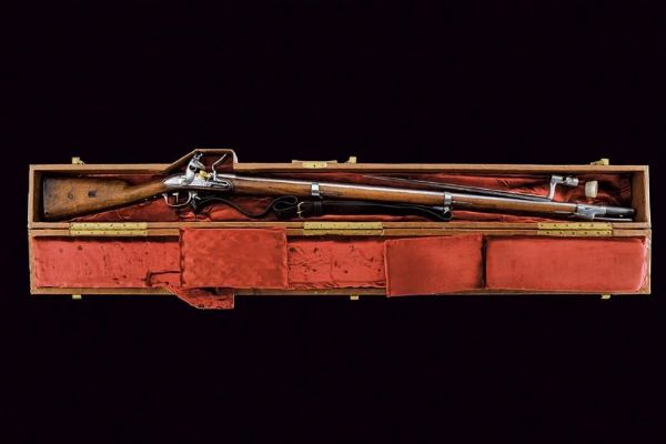 Fucile a pietra focaia AN IX con baionetta  - Asta Rare Armi Antiche e Armature da Tutto il Mondo - Associazione Nazionale - Case d'Asta italiane