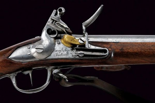 Fucile a pietra focaia AN IX con baionetta  - Asta Rare Armi Antiche e Armature da Tutto il Mondo - Associazione Nazionale - Case d'Asta italiane