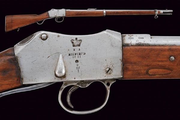 Fucile sistema Martini Enfield a retrocarica  - Asta Rare Armi Antiche e Armature da Tutto il Mondo - Associazione Nazionale - Case d'Asta italiane