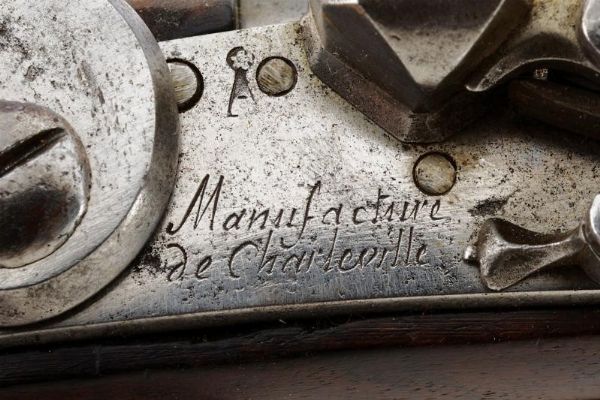 Pistola a pietra focaia da gendarmeria mod. AN 9  - Asta Rare Armi Antiche e Armature da Tutto il Mondo - Associazione Nazionale - Case d'Asta italiane