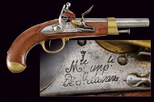 Pistola Mod. AN IX modificata AN XIII  - Asta Rare Armi Antiche e Armature da Tutto il Mondo - Associazione Nazionale - Case d'Asta italiane