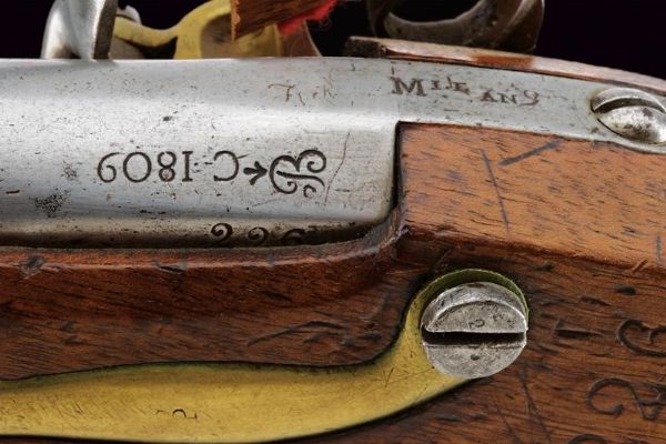 Pistola Mod. AN IX modificata AN XIII  - Asta Rare Armi Antiche e Armature da Tutto il Mondo - Associazione Nazionale - Case d'Asta italiane