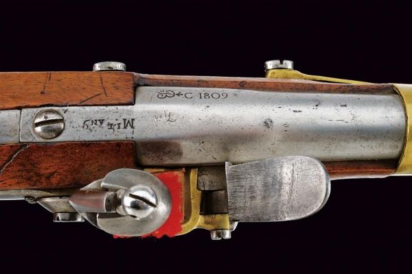 Pistola Mod. AN IX modificata AN XIII  - Asta Rare Armi Antiche e Armature da Tutto il Mondo - Associazione Nazionale - Case d'Asta italiane