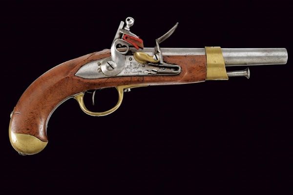 Pistola Mod. AN IX modificata AN XIII  - Asta Rare Armi Antiche e Armature da Tutto il Mondo - Associazione Nazionale - Case d'Asta italiane