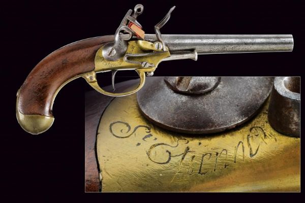 Pistola a pietra focaia Mod. 1777  - Asta Rare Armi Antiche e Armature da Tutto il Mondo - Associazione Nazionale - Case d'Asta italiane
