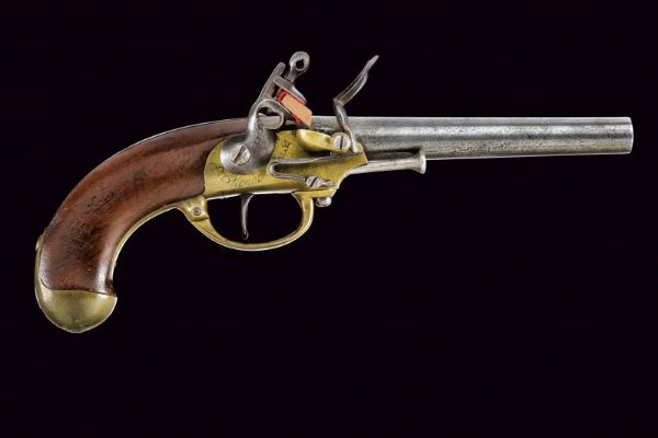 Pistola a pietra focaia Mod. 1777  - Asta Rare Armi Antiche e Armature da Tutto il Mondo - Associazione Nazionale - Case d'Asta italiane