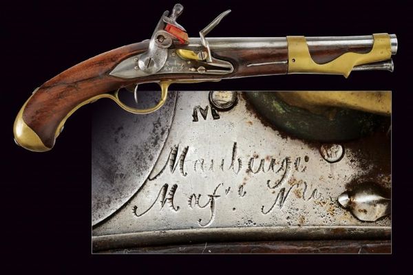 Pistola a pietra focaia Mod. 1763/66  - Asta Rare Armi Antiche e Armature da Tutto il Mondo - Associazione Nazionale - Case d'Asta italiane