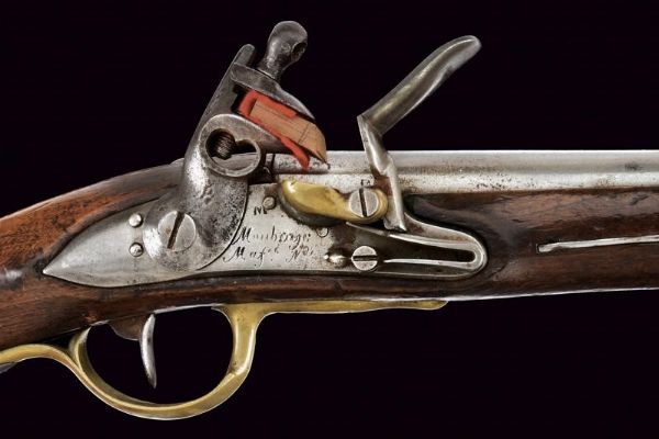 Pistola a pietra focaia Mod. 1763/66  - Asta Rare Armi Antiche e Armature da Tutto il Mondo - Associazione Nazionale - Case d'Asta italiane