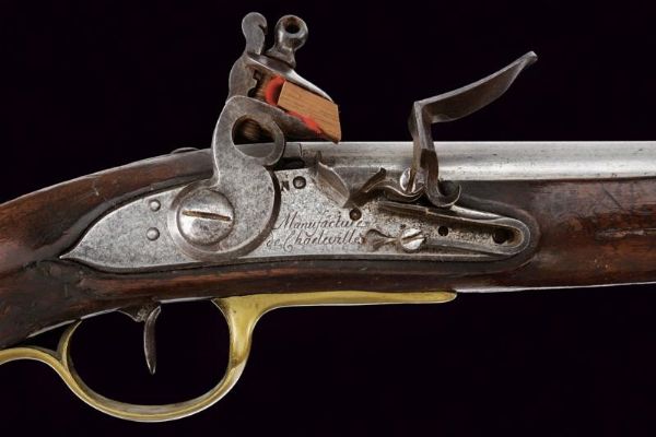 Pistola a pietra focaia Mod. 1763-66  - Asta Rare Armi Antiche e Armature da Tutto il Mondo - Associazione Nazionale - Case d'Asta italiane