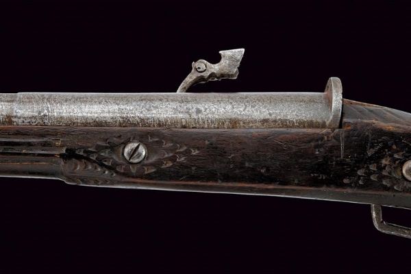 Raro archibugio a miccia con canna turca  - Asta Rare Armi Antiche e Armature da Tutto il Mondo - Associazione Nazionale - Case d'Asta italiane