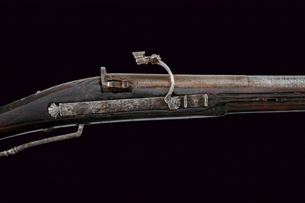 Raro archibugio a miccia con canna turca  - Asta Rare Armi Antiche e Armature da Tutto il Mondo - Associazione Nazionale - Case d'Asta italiane