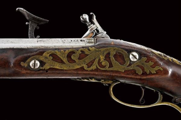 Elegante fucile alla fiorentina di Acqua Fresca  - Asta Rare Armi Antiche e Armature da Tutto il Mondo - Associazione Nazionale - Case d'Asta italiane