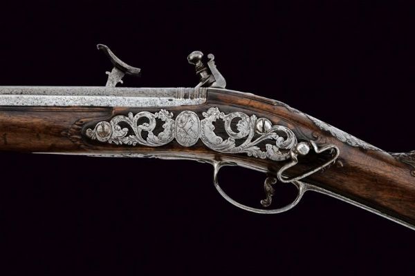 Interessante fucile alla fiorentina di Zanotti  - Asta Rare Armi Antiche e Armature da Tutto il Mondo - Associazione Nazionale - Case d'Asta italiane