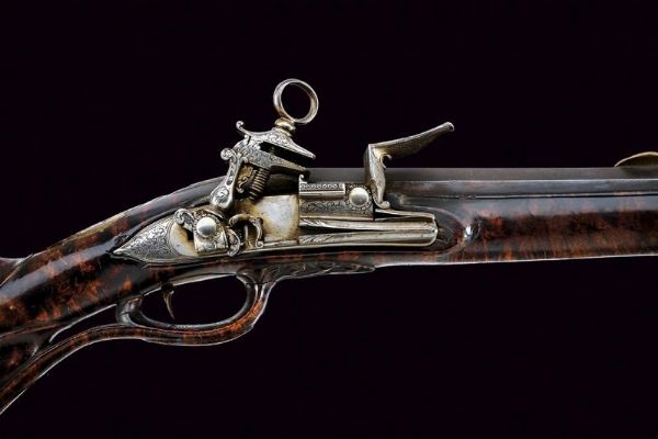 Elegante fucile alla romana  - Asta Rare Armi Antiche e Armature da Tutto il Mondo - Associazione Nazionale - Case d'Asta italiane