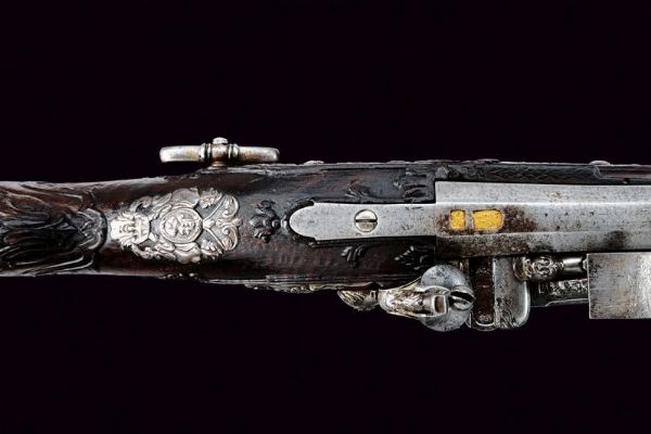 Bellissimo fucile alla fiorentina di Giuseppe Guardiani  - Asta Rare Armi Antiche e Armature da Tutto il Mondo - Associazione Nazionale - Case d'Asta italiane