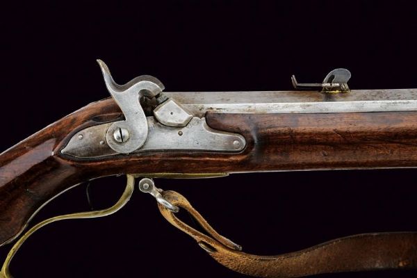 Fucile ridotto a luminello da tiro  - Asta Rare Armi Antiche e Armature da Tutto il Mondo - Associazione Nazionale - Case d'Asta italiane