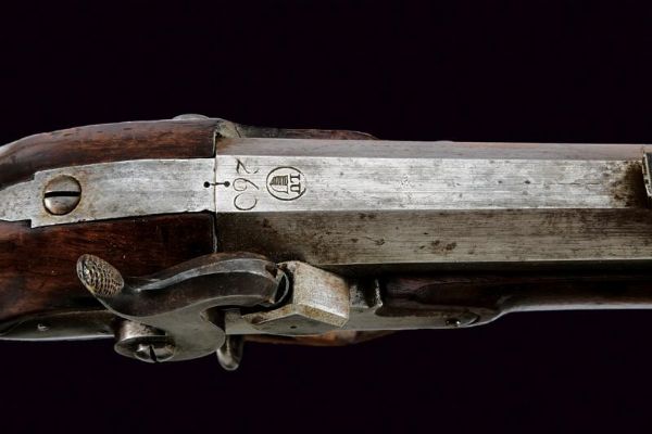 Fucile ridotto a luminello da tiro  - Asta Rare Armi Antiche e Armature da Tutto il Mondo - Associazione Nazionale - Case d'Asta italiane