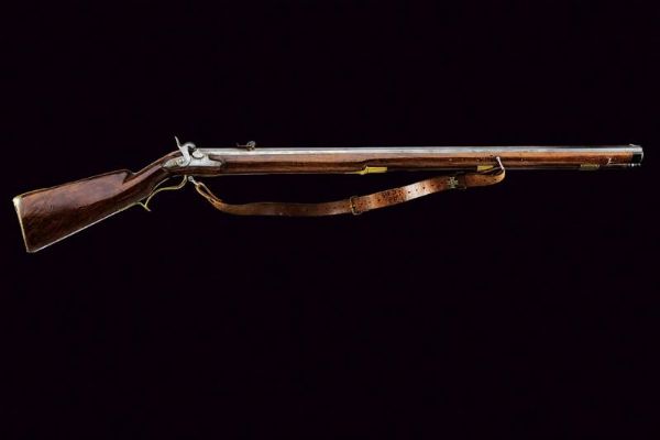 Fucile ridotto a luminello da tiro  - Asta Rare Armi Antiche e Armature da Tutto il Mondo - Associazione Nazionale - Case d'Asta italiane