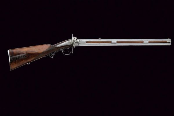 Sovrapposto a luminello firmato Pirko  - Asta Rare Armi Antiche e Armature da Tutto il Mondo - Associazione Nazionale - Case d'Asta italiane