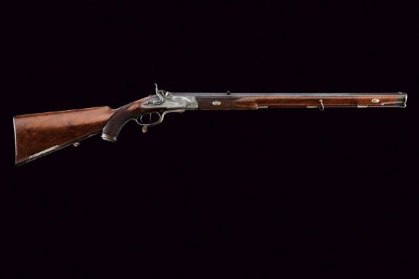 Bellissimo fucile da tiro a percussione centrale di regia appartenenza  - Asta Rare Armi Antiche e Armature da Tutto il Mondo - Associazione Nazionale - Case d'Asta italiane