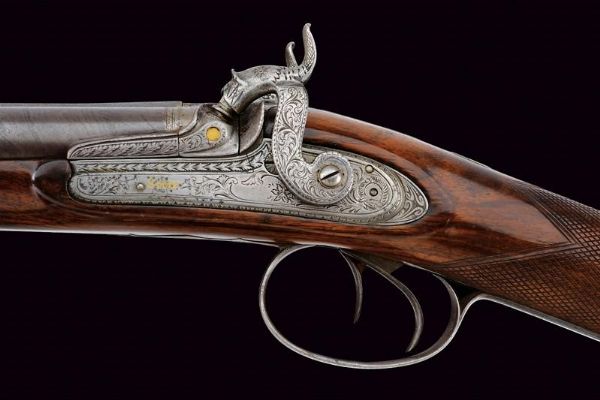 Bellissima doppietta a luminello di Scott  - Asta Rare Armi Antiche e Armature da Tutto il Mondo - Associazione Nazionale - Case d'Asta italiane